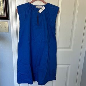 LOFT Blue Sleeveless Dress XS NWT